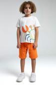 Roly Poly Crab Erkek Çocuk Regular Kalıp Kısa Kol Bermuda Şortlu Pijama Takım