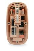 Coverzone Şeffaf Kablosuz Mouse Usb Reciever Ile Bağlan Modern Tasarım M233
