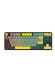 Coverzone Ajazz K870T Pro Kablosuz Hot Swap Mekanik Oyun Klavyesi-Rgb Siyah - Blue Switch