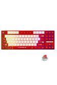 Coverzone Ajazz Ak870 Mc Kablolu Mekanik Oyun Klavyesi Kırmızı Klavye Red Switch