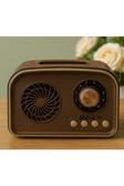 Coverzone Mini Boy Retro Bluetooth Radyo Hoparlör Klasik Tasarım, Kablosuz Bağlantı Cz1010Bt 135 X 95 X 75 Mm
