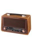 Coverzone Büyük Boy Retro Radyo Taşınabilir Bluetooth Speaker Ve Hoparlör Klasik Antika Tarzı 3299Bt
