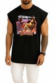 Oversize Red Sonja Conan The Barbarian Göğüs Tasarımlı Atlet