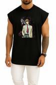 Oversize Light Yagami Ryuk Death Note Anime Göğüs Tasarımlı Atlet