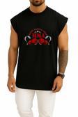 Oversize Mma Kickboxing Logo Göğüs Tasarımlı Atlet