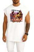 Oversize Red Sonja Conan The Barbarian Göğüs Tasarımlı Atlet