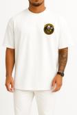 Oversize Mnakoyder - Son Sözü Güverteciler Söyler Cep Tasarımlı Unisex T-Shirt