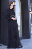 Alia Şık Taş Detaylı Büyük Beden Tesettür Abiye - Alya
