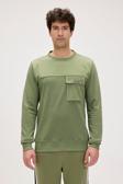 Re-Beverly Soluk Yeşil Erkek Sweatshirt