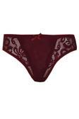Kadın Dantel Detaylı Özel Doku Bikini Külot Viskon Rahat