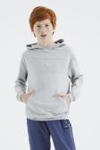 Taş Kapüşonlu Basic Erkek Çocuk Sweatshirt - 11181