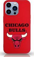 Printify Iphone 13 Pro Max Uyumlu Lansman Kılıf Chicago Bulls Tasarımlı Altı Kapalı Içi Kadife Kaplı Kapak
