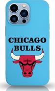 Printify Iphone 13 Pro Max Uyumlu Lansman Kılıf Chicago Bulls Tasarımlı Altı Kapalı Içi Kadife Kaplı Kapak