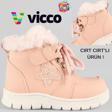 Vicco Punto Kürklü Ortopedik Çocuk Bot