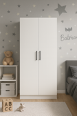 Modern 2 Kapaklı Gardırop