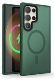 Coverzone Galaxy S23 Plus Uyumlu Kılıf Kenarı Renkli Mat Transparan Magsafe Uyumlu New Impact Matte Kılıf