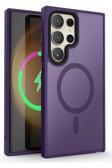 Coverzone Galaxy S23 Plus Uyumlu Kılıf Kenarı Renkli Mat Transparan Magsafe Uyumlu New Impact Matte Kılıf