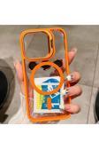 Coverzone İphone 15 Plus Uyumlu Kamera Lens Hediyeli Stand Olabilen Magsafe Uyumlu Adventure Magnetic