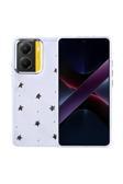 Coverzone Xiaomi Poco X7 Pro Uyumlu Kılıf Airbag Köşeli Şeffaf Baskılı Z-Kutup