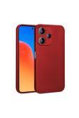 Coverzone Xiaomi Redmi 12 5G Uyumlu Kılıf Z- Premier Silikon Soft Pürüzsüz Yüzey Kapak Kırmızı