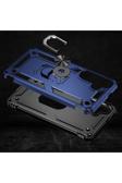 Coverzone Samsung Galaxy S24 Uyumlu Kılıf Z-Vega Shockproof Standlı Yüzük Tutuculu Mega Case Kapak