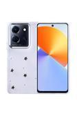 Coverzone İnfinix Note 30 5G Uyumlu Kılıf Airbag Köşeli Şeffaf Baskılı Z-Kutup