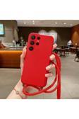Coverzone Xiaomi Redmi Note 11 Pro Plus 5G Uyumlu İpli Boyun Askılı Kılıf Kadife Yüzeyli Epiphany Kılıf