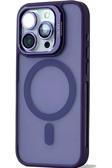 Coverzone İphone 14 Pro Max Uyumlu Kamera Lens Aparatlı Stand Olabilen Magsafe Uyumlu