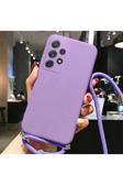 Coverzone Samsung Galaxy S24 Ile Uyumlu Ipli Boyun Askılı Silikon Kılıf Dulcet Epiphany Kılıf
