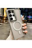 Coverzone Galaxy S24 Plus Uyumlu Kamera Lens Aparatlı Stand Olabilen Magsafe Uyumlu Color Magnetic