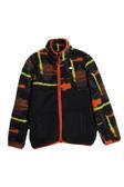 Vernon Siyah Çocuk Full-Zip Polar Sweatshirt