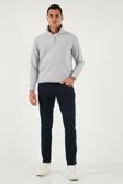 Buratti Pamuklu Regular Fit Normal Bel Boru Paça Jeans Erkek Kot Pantolon 2211C40PARMA LACİVERT