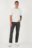 Buratti Pamuklu Comfort Fit Normal Bel Boru Paça Jeans Erkek Kot Pantolon 4412C19TEXAS ANTRASİT