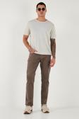 Buratti Pamuklu Comfort Fit Normal Bel Boru Paça Jeans Erkek Kot Pantolon 4412C19TEXAS TOPRAK