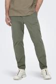 Only & Sons Onslİnus Streç Pamuklu Tapered Fit Lastikli Bel Daralan Paça Jogger Erkek Pantolon 22029765 KOYU YEŞİL