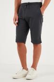 Buratti Pamuklu Regular Fit Normal Bel Belden Bağlamalı Erkek Short 5908021 ANTRASİT