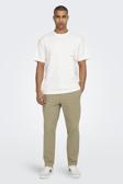 Only & Sons Onslİnus Streç Pamuklu Tapered Fit Lastikli Bel Daralan Paça Jogger Erkek Pantolon 22029765 BEJ