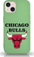 Printify Iphone 13 Uyumlu Lansman Kılıf Chicago Bulls Tasarımlı Altı Kapalı Içi Kadife Kaplı Kapak