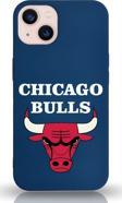 Printify Iphone 13 Uyumlu Lansman Kılıf Chicago Bulls Tasarımlı Altı Kapalı Içi Kadife Kaplı Kapak