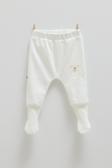 CUTE BEAR ÇORAPLI BEBEK PANTOLON - CARAMELL  - APE1464 - Ekru - 0 - 1 Ay0 - 1 Ay - APE1464-E-0 - 1 Ay0 - 1 Ay Ekru