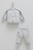 ANIMALS WORLD HELLO BASKILI ALT ÜST TAKIM - CARAMELL  - TKE2094 - Gri - 9 - 12 Ay - TKE2094-Gri-9 - 12 Ay Gri