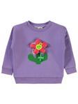 Civil Girls Mobil Papatya 2-5 Yaş Sweatshirt - Lila 3-4 Yaş