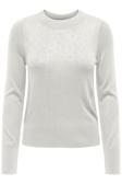 Only Onlsolita Taşlı Regular Fit Bisiklet Yaka Bayan Kazak 15336740 KREM