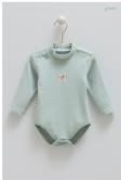 YARIM BALIKÇI BASIC ÇITÇITLI BODY - CARAMELL  - BE2072 - Yeşil - 12 - 18 Ay - BE2072-Yeşil-12 - 18 Ay Yeşil