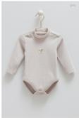 YARIM BALIKÇI BASIC ÇITÇITLI BODY - CARAMELL  - BE2072 - Gri - 6 - 9 Ay - BE2072-Gri-6 - 9 Ay Gri
