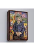 Ahşap Çerçeveli Vincent Van Gogh - Père Tanguy’Un Portresi Tablo-7459