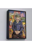Ahşap Çerçeveli Vincent Van Gogh - Père Tanguy’Un Portresi Tablo-7459