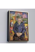 Ahşap Çerçeveli Vincent Van Gogh - Père Tanguy’Un Portresi Tablo-7459