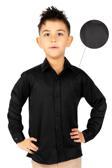 Mnk Baby&Kids Düz Renk Erkek Çocuk Gömlek Mnk0575 Siyah