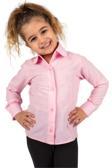 Mnk Baby&Kids Düz Renk Kız Çocuk Gömlek Mnk0576 Pembe